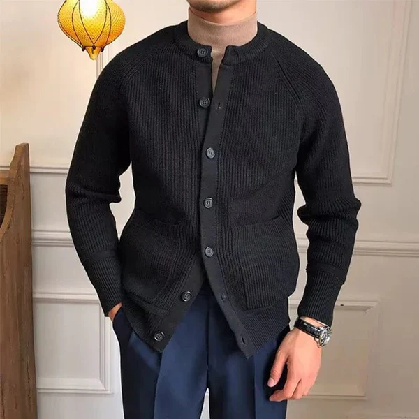 MANFRED - VINTAGE KNOPFSTRICKJACKE - Image 11