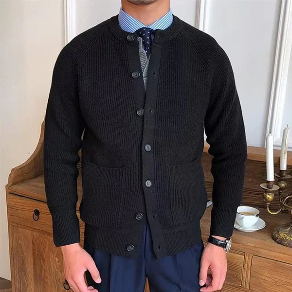 MANFRED - VINTAGE KNOPFSTRICKJACKE - Image 12