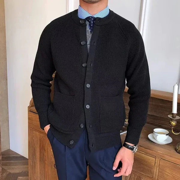MANFRED - VINTAGE KNOPFSTRICKJACKE - Image 13