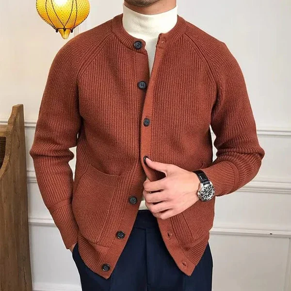 MANFRED - VINTAGE KNOPFSTRICKJACKE - Image 6