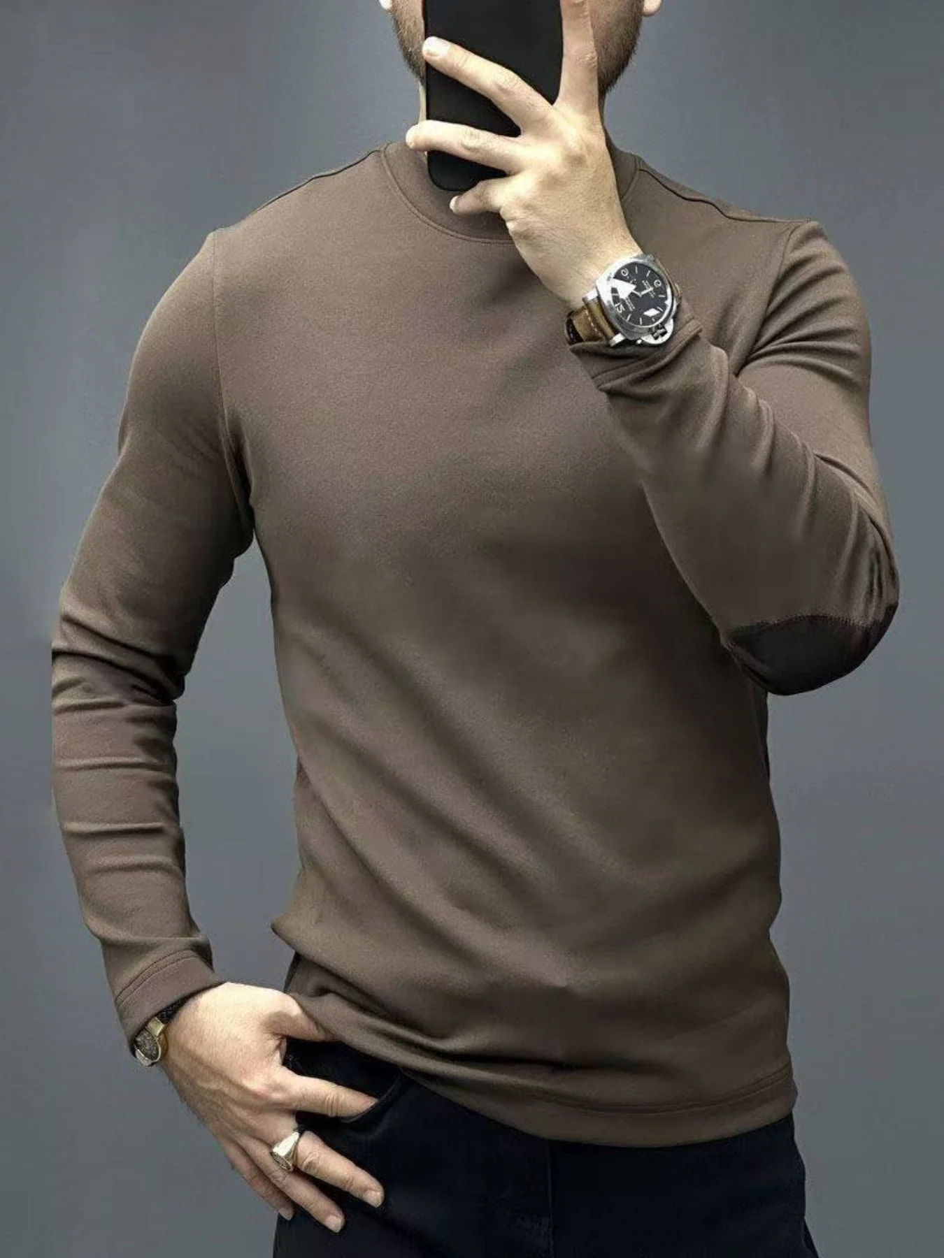 MANUEL · ENG ANLIEGENDER LANGÄRMELIGER PULLOVER - Image 15