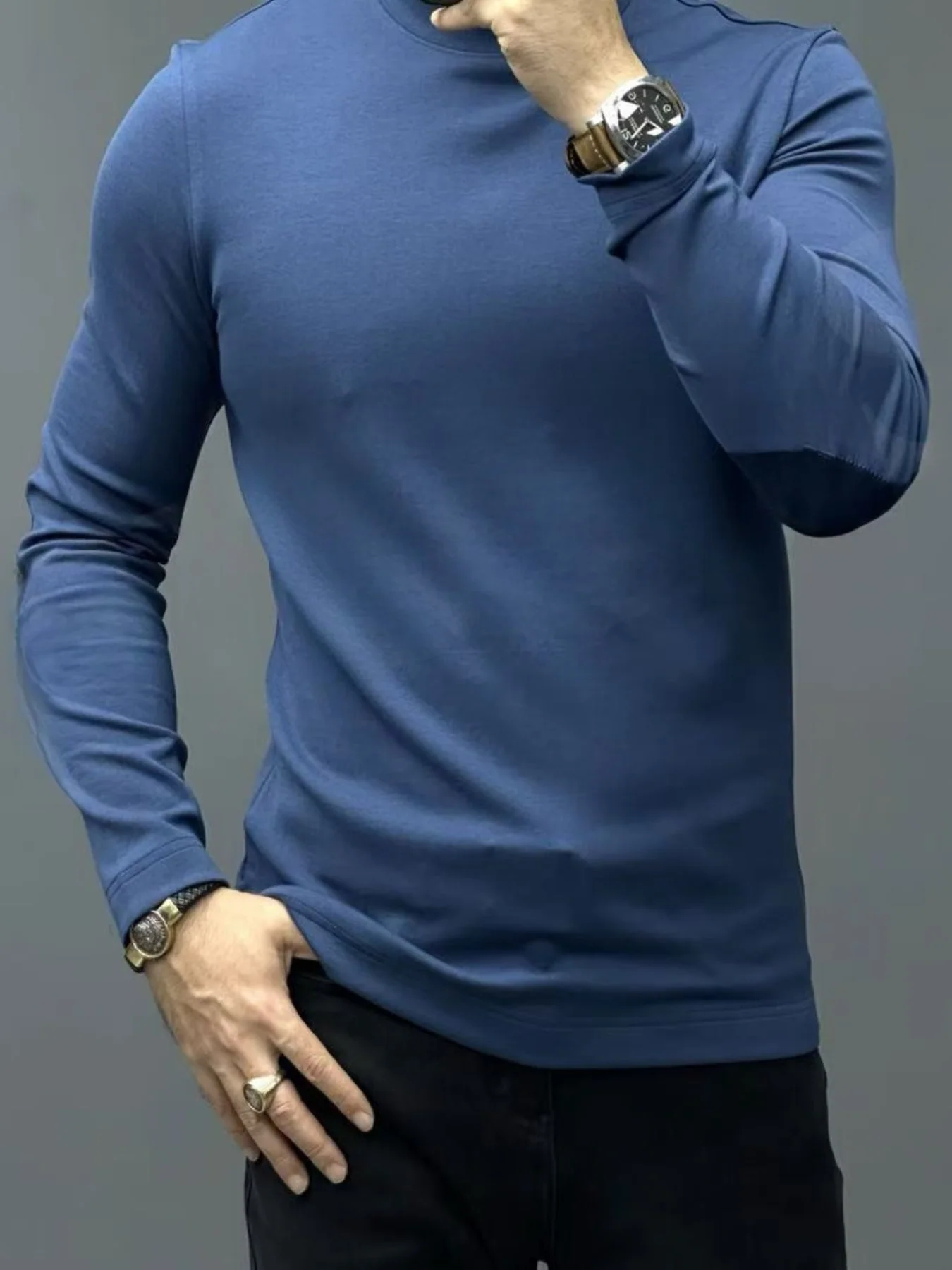 MANUEL · ENG ANLIEGENDER LANGÄRMELIGER PULLOVER - Image 18