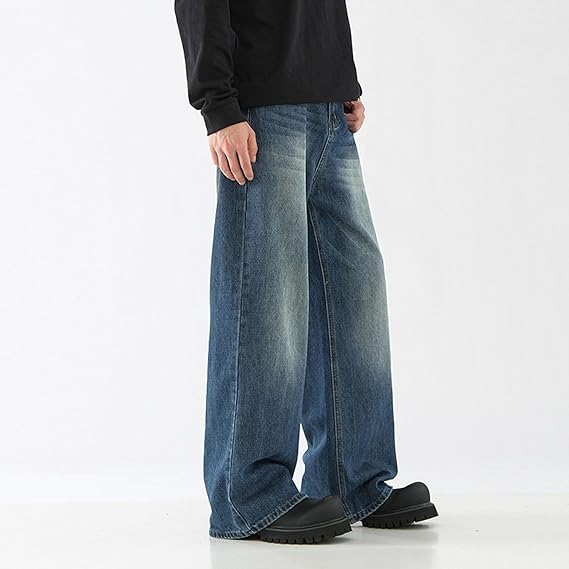Marcel | Modische Baggy Jeans mit Weitem Bein - Image 4
