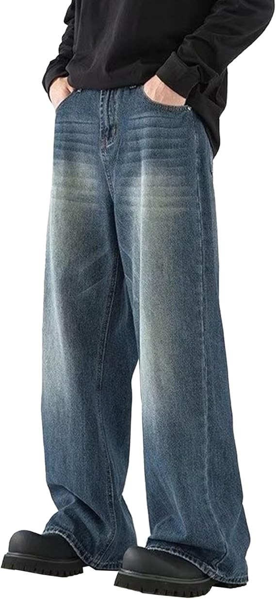 Marcel | Modische Baggy Jeans mit Weitem Bein - Image 8