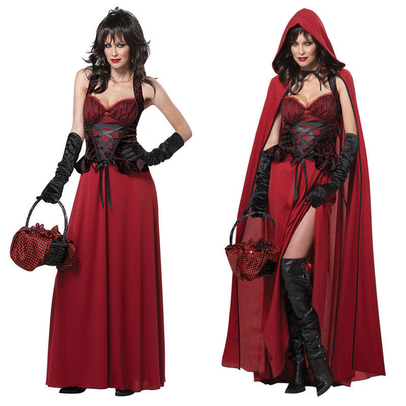 Märchenhaftes Kleid mit Umhang Halloween Kostüm | Maxi - Image 2