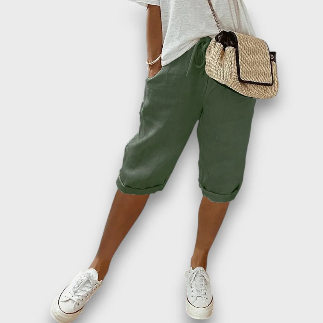 Maren – Luftige Sommer-Bermudas mit Leinenanteil - Image 2
