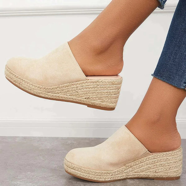 Marga™ | Elegante Sandaletten mit geflochtenem Keilabsatz - Image 4