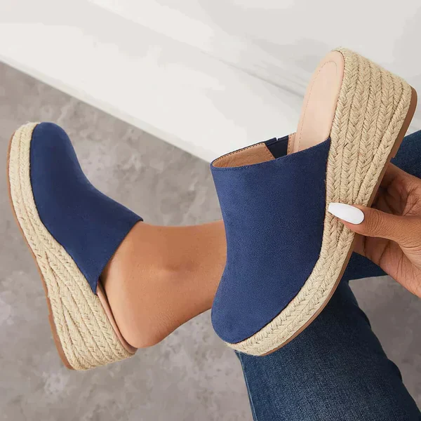 Marga™ | Elegante Sandaletten mit geflochtenem Keilabsatz - Image 5