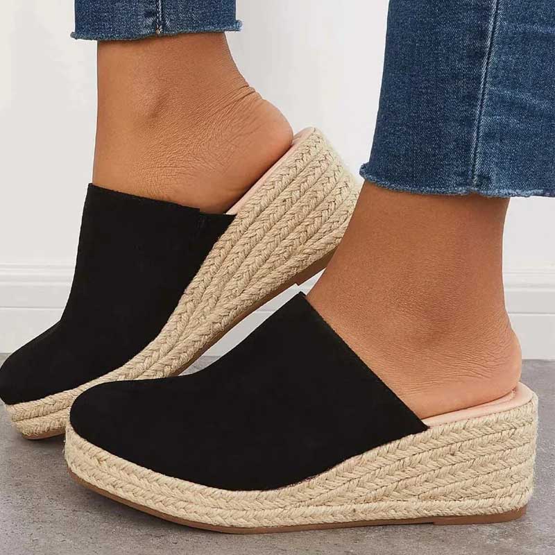 Marga™ | Elegante Sandaletten mit geflochtenem Keilabsatz - Image 8