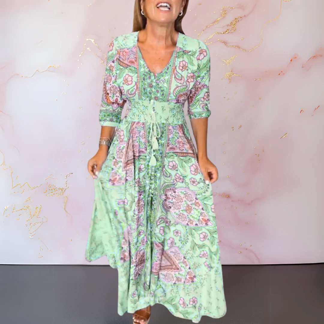 Marga™ | Elegantes Sommerkleid mit V-Ausschnitt - Image 7