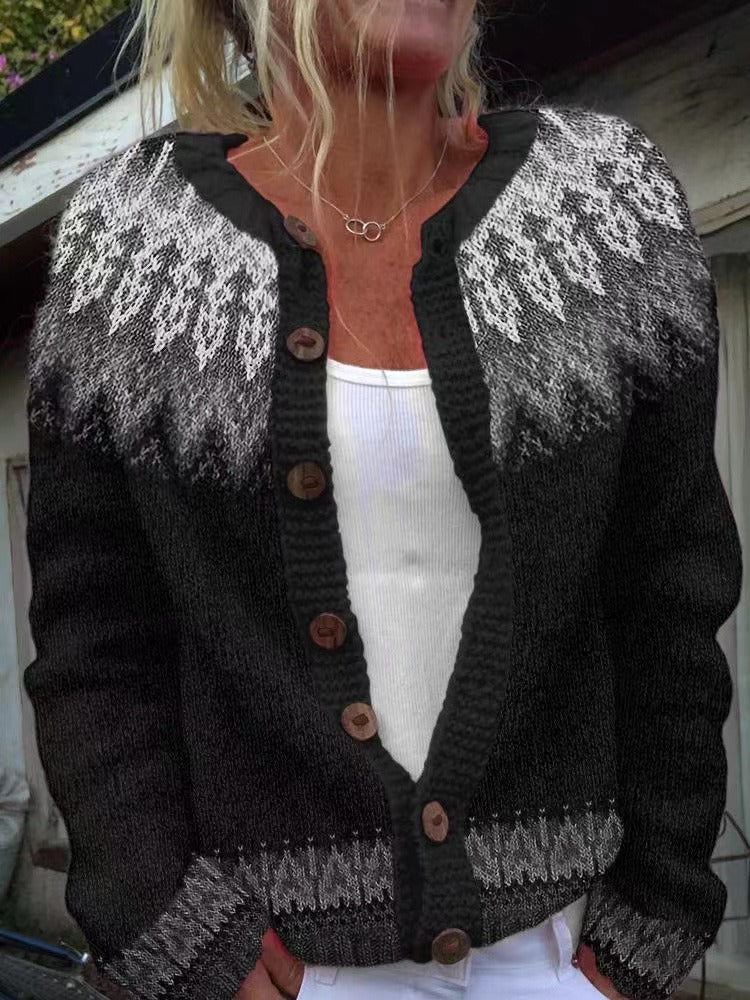 Margareta | Vintage Isländische Strickjacke