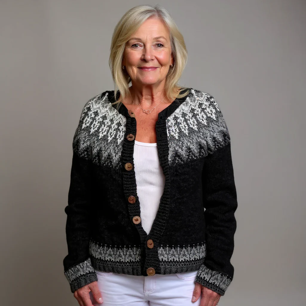 Margareta | Vintage Isländische Strickjacke - Image 2