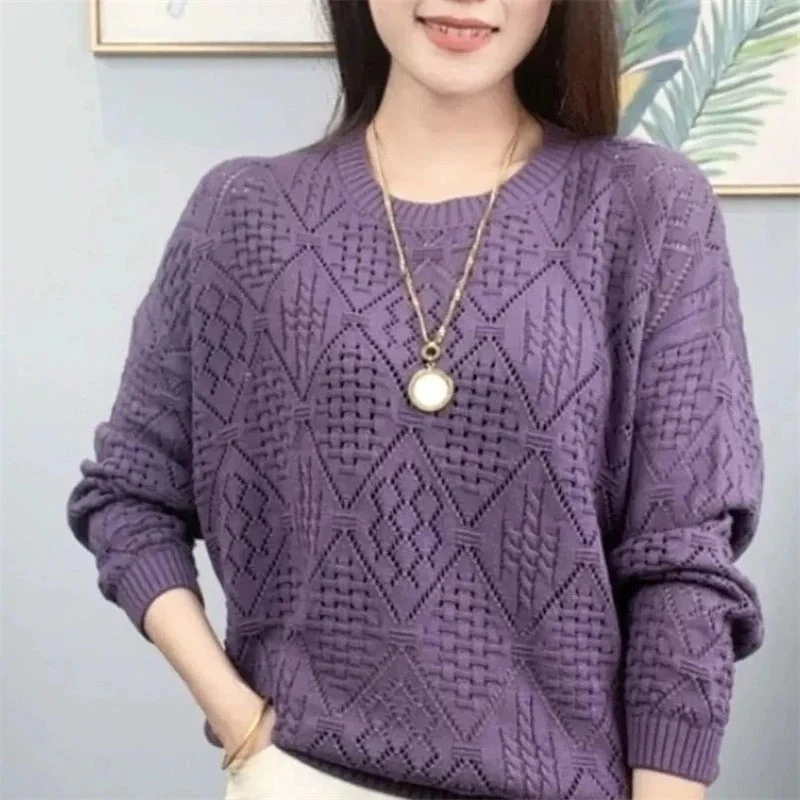 MARGIT - STRICKPULLOVER MIT RUNDAUSSCHNITT - Image 3
