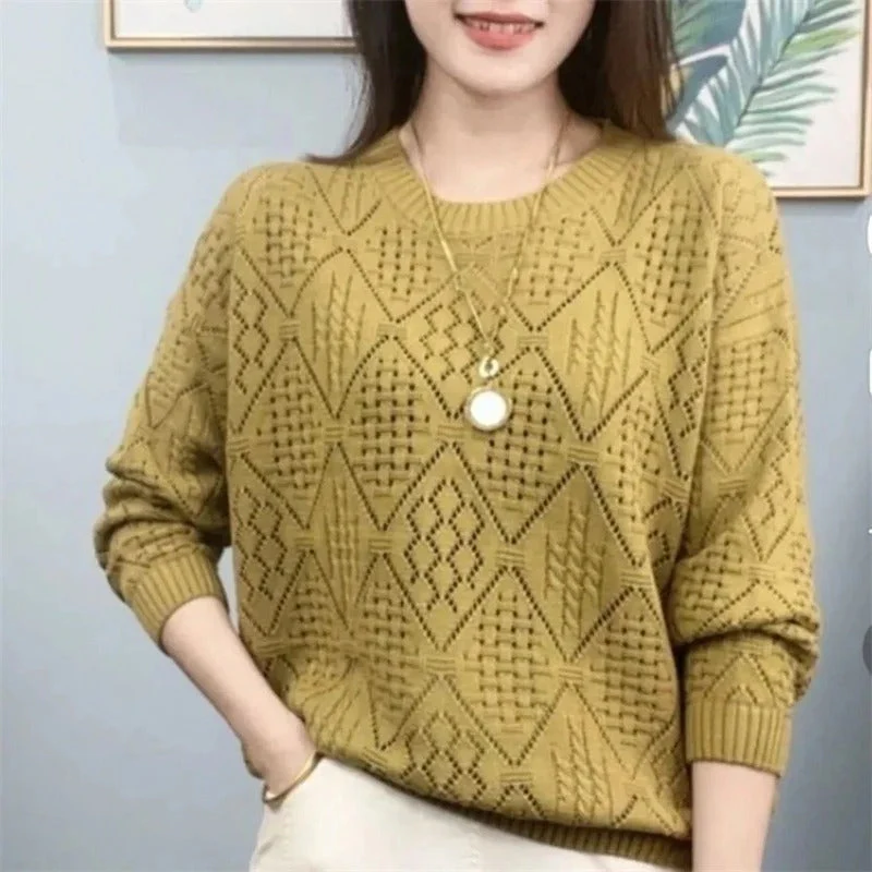 MARGIT - STRICKPULLOVER MIT RUNDAUSSCHNITT - Image 4