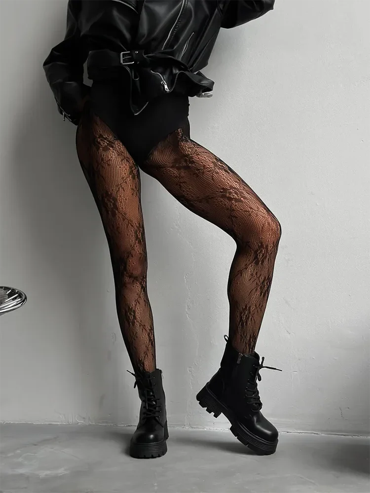 Maria | Elegante Strumpfhose mit Blumenmuster - Image 3