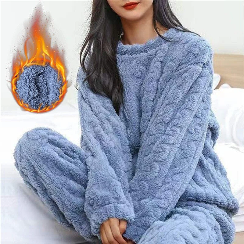 Maria | Weiches Fleece Schlafanzug Set - Image 3
