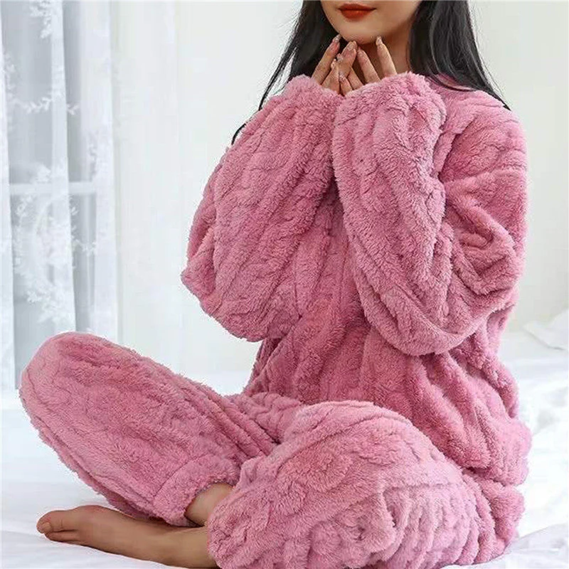 Maria | Weiches Fleece Schlafanzug Set - Image 6