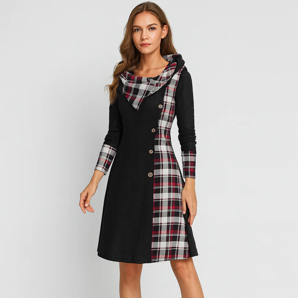Maribel | Winterjacke mit Kapuze und Kunstfellbesatz - Image 2