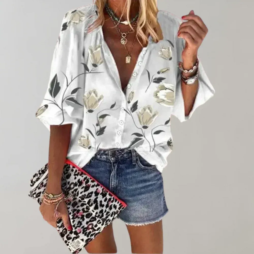 Maricel - Bluse mit Blumenmuster
