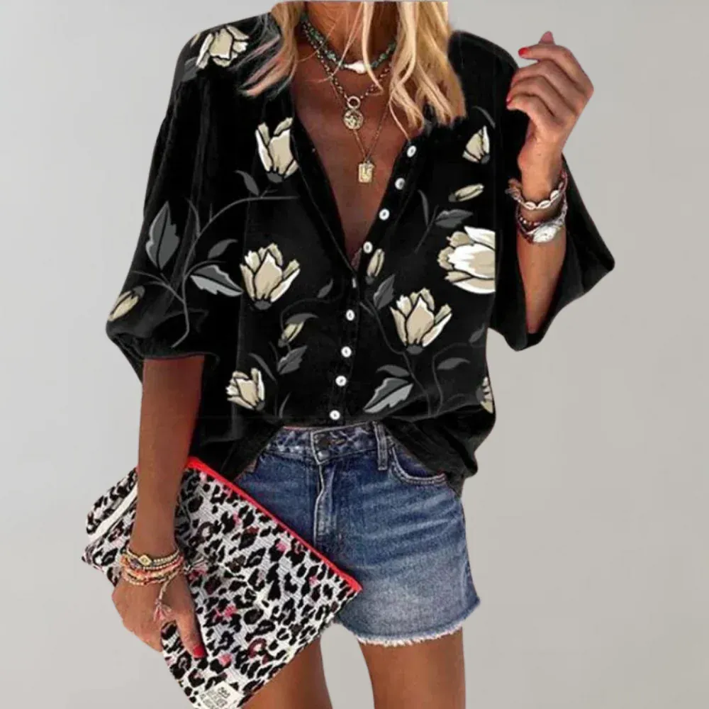 Maricel - Bluse mit Blumenmuster - Image 5
