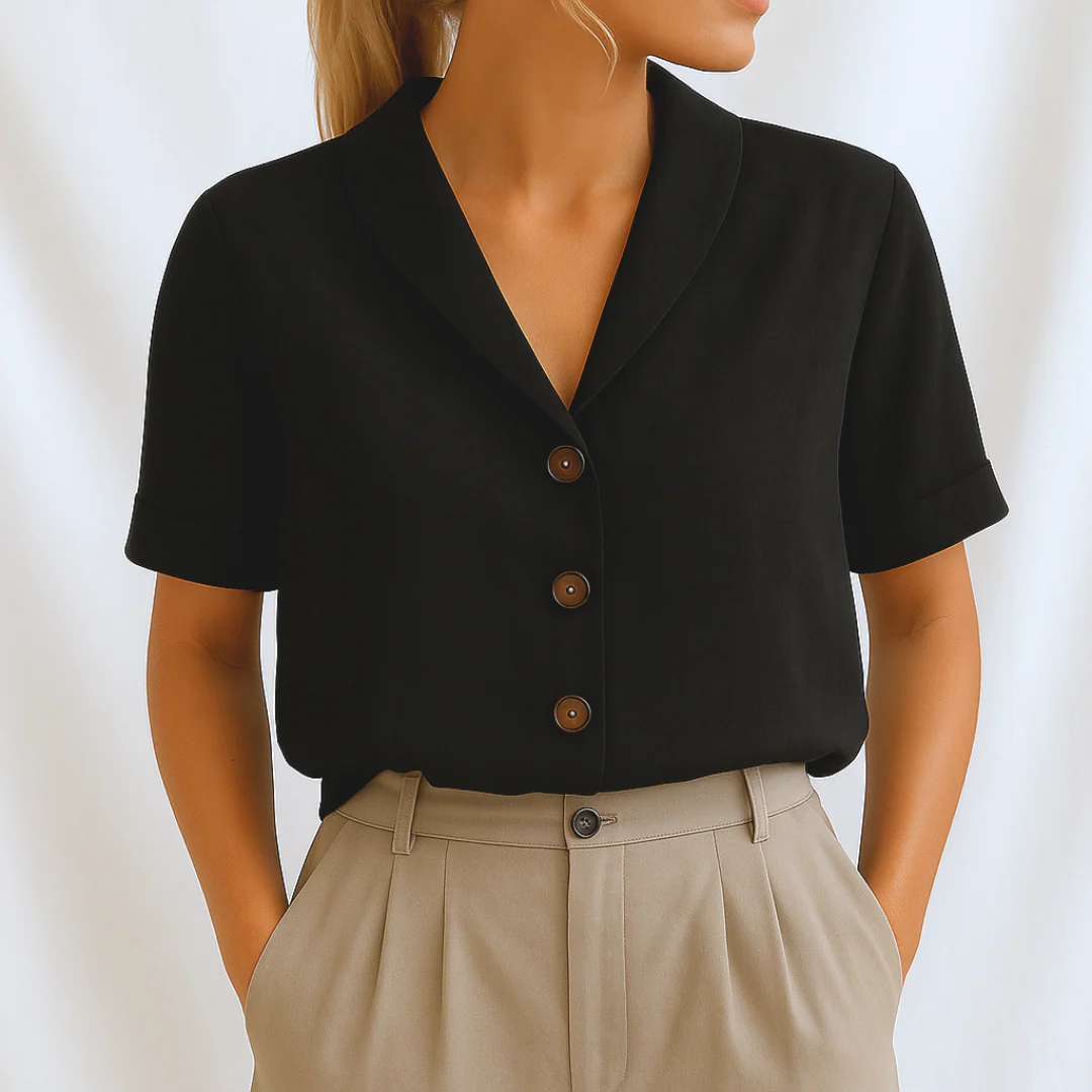 Marie™ | Elegante schlichte Bluse - Image 3