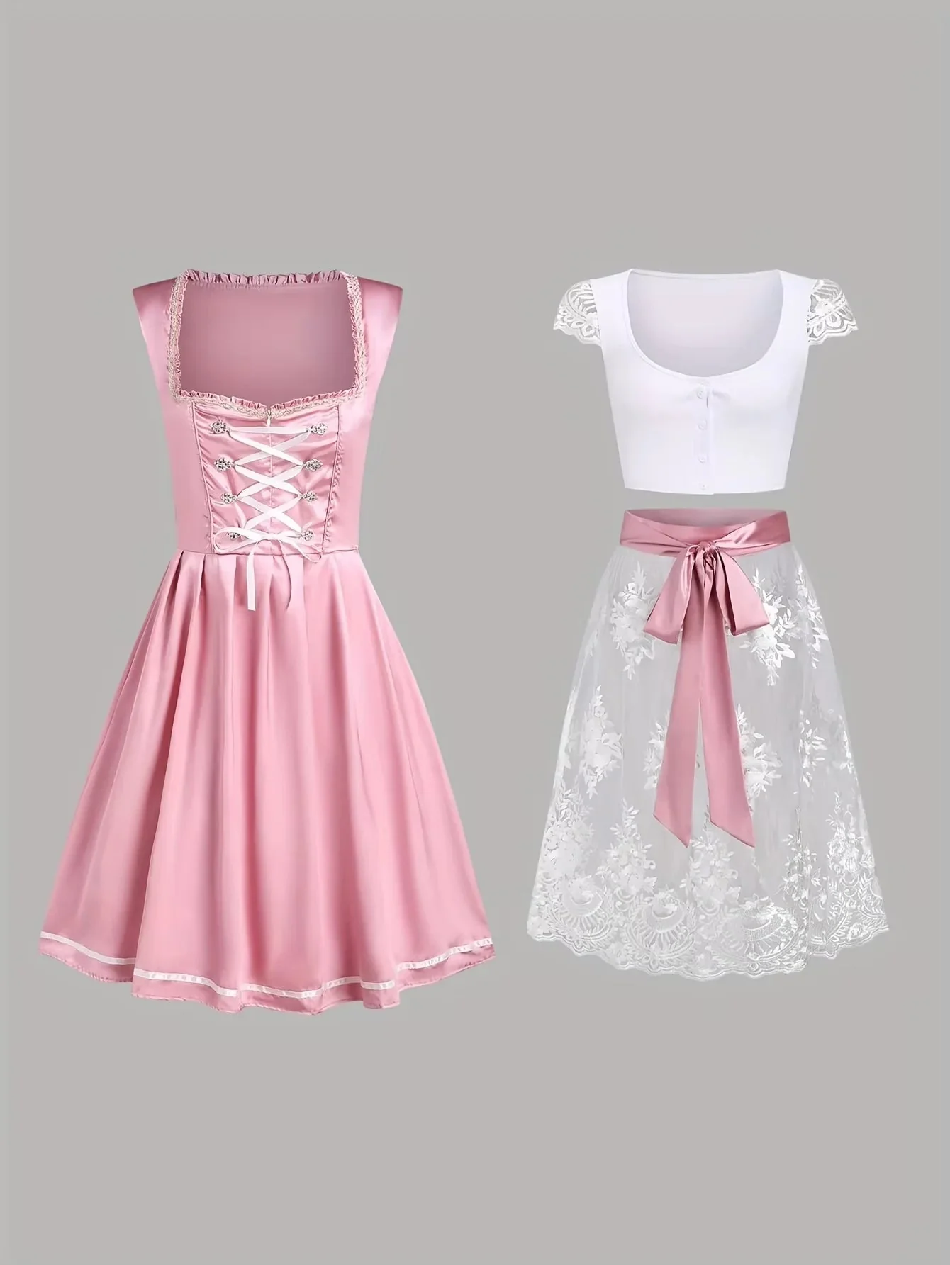 Marie | Festliches traditionelles Dirndlkleid - Image 3