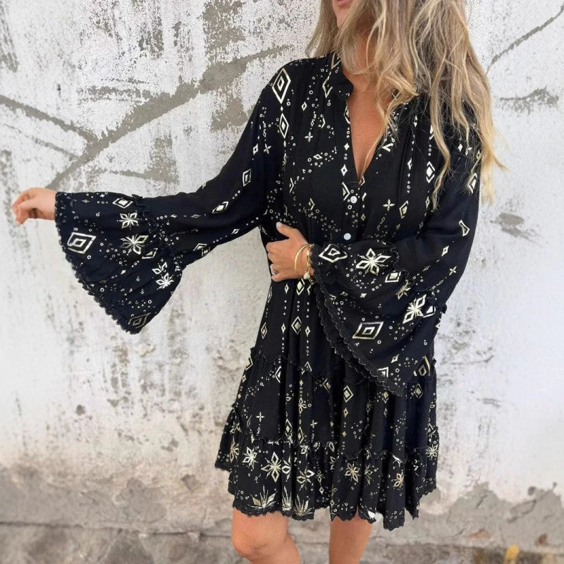 Marieke™ | Elegantes Kleid mit Laternenärmeln - Image 7