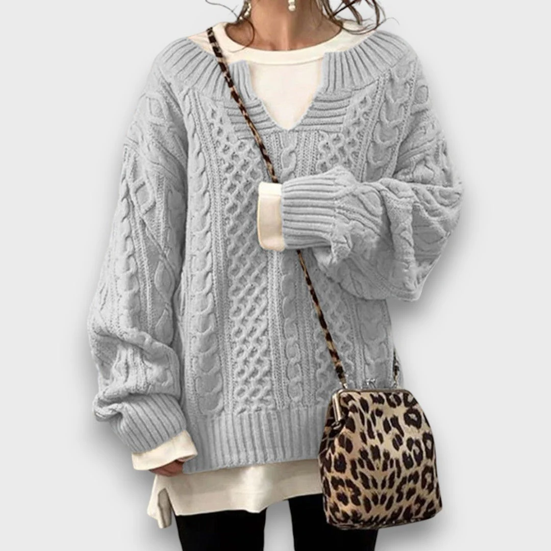 Marielle – Strickpullover mit V-Ausschnitt - Image 8