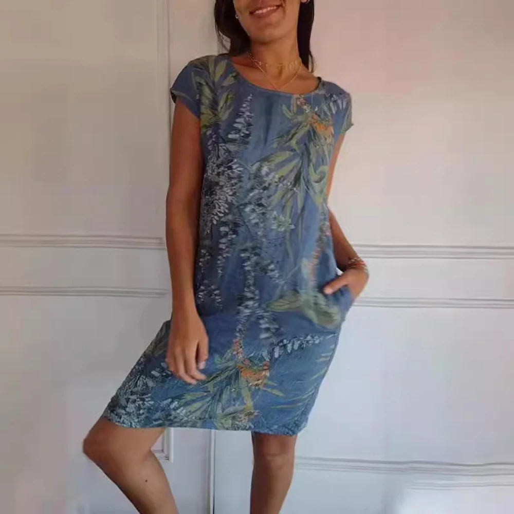 Marije | Bequemes Kleid mit Rundhalsausschnitt - Image 3