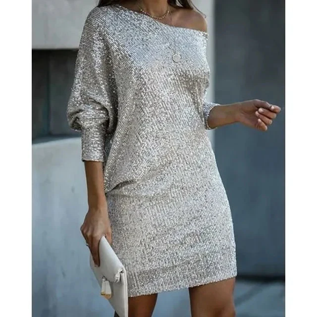 Marina | Glänzendes Kurzes Minikleid mit Trägern - Image 10