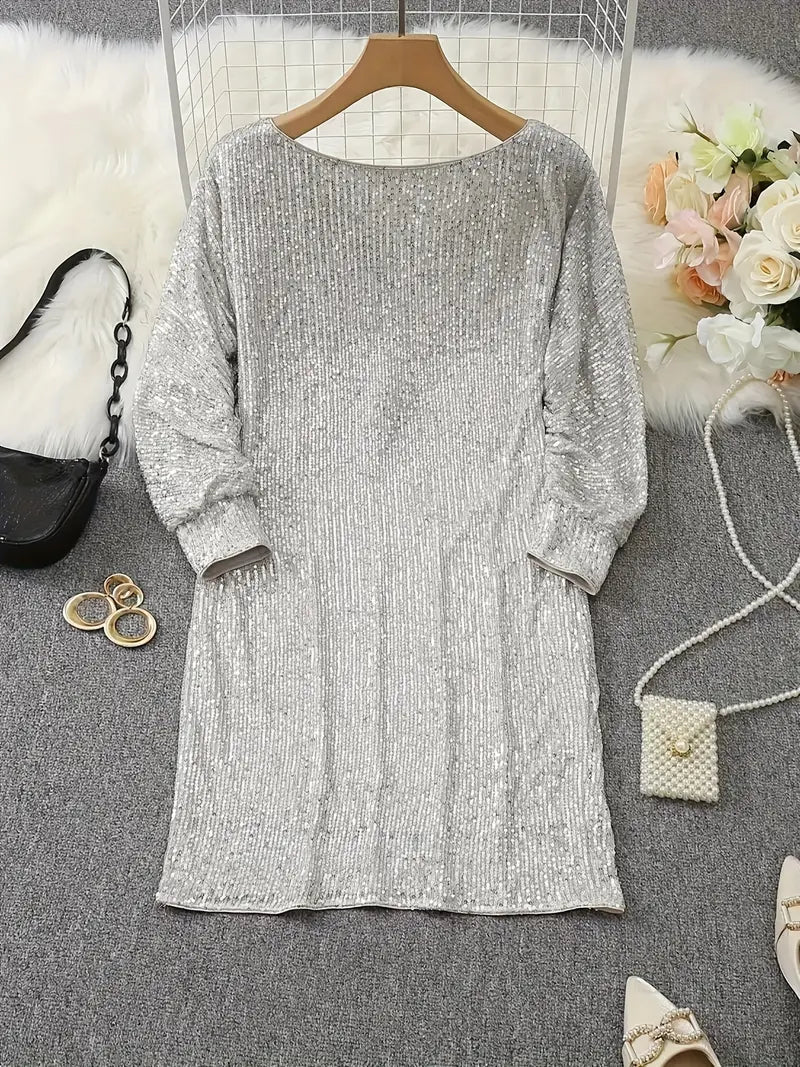 Marina | Glänzendes Kurzes Minikleid mit Trägern - Image 6