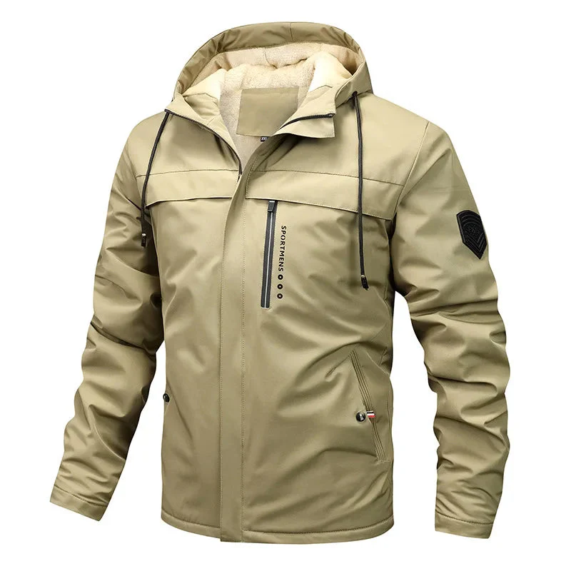 Mario | Sportliche Fleece Steppjacke mit Kapuze - Image 2