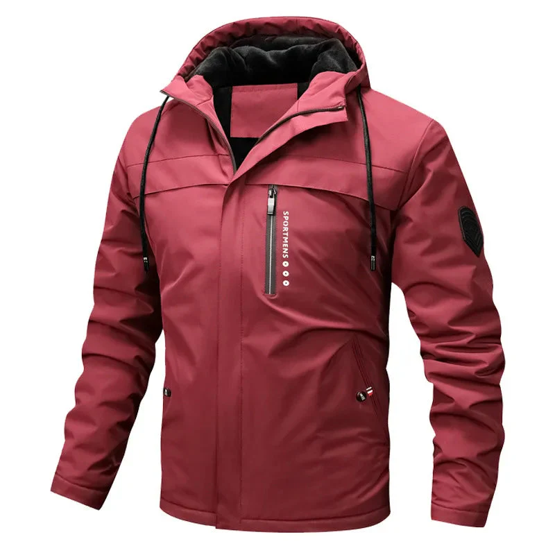 Mario | Sportliche Fleece Steppjacke mit Kapuze - Image 3