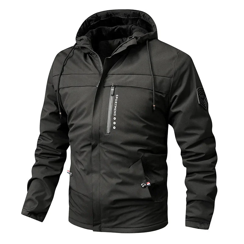 Mario | Sportliche Fleece Steppjacke mit Kapuze - Image 5