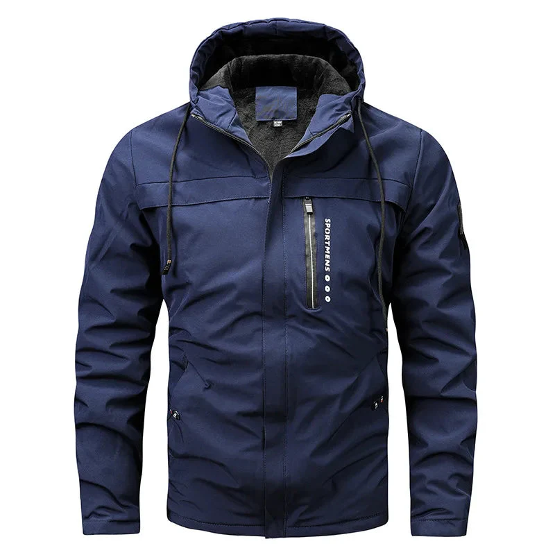 Mario | Sportliche Fleece Steppjacke mit Kapuze - Image 6