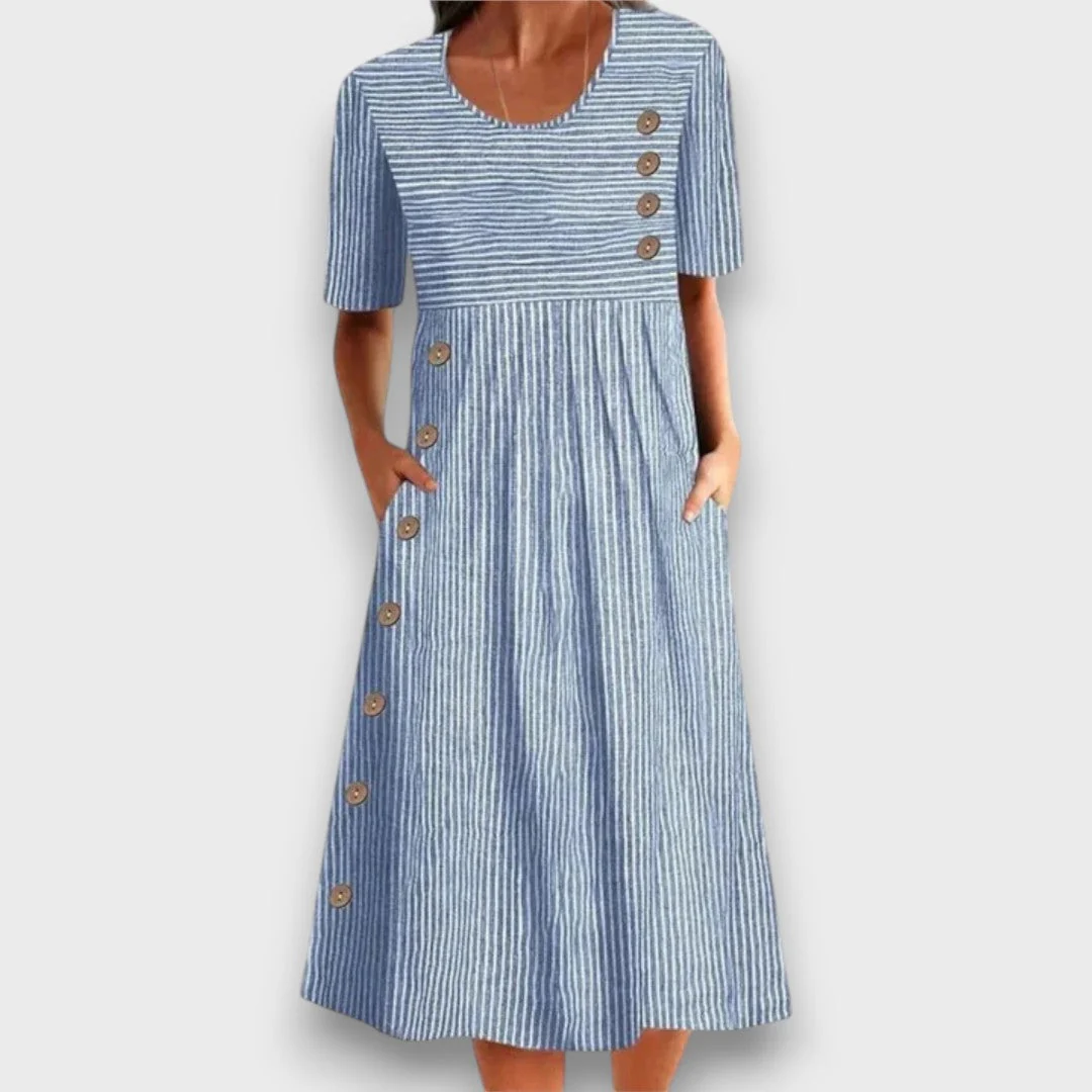 Marivelle – Kleid mit Knopfdetails - Image 4