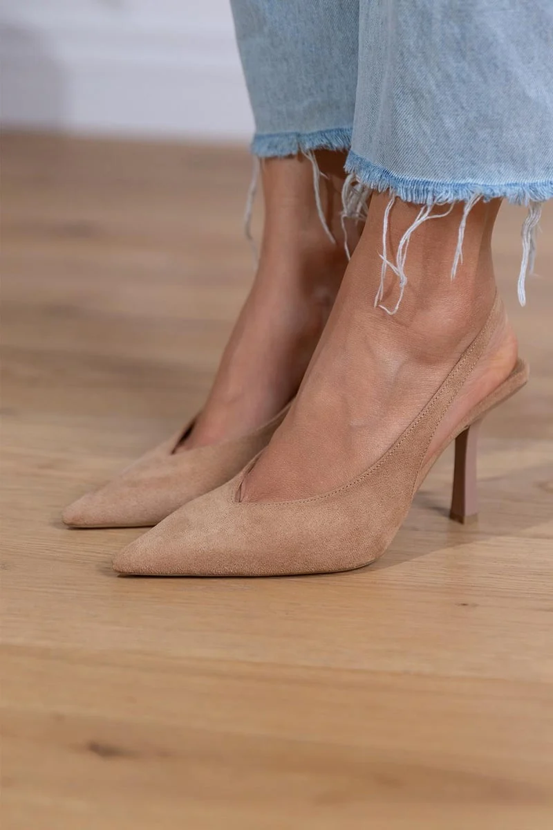 Marlena™ | Nude Slingback-Pumps mit elegantem Absatz - Image 3