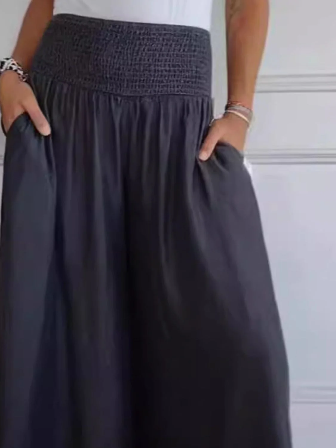 Marlene | Weit geschnittene Baumwollhose für den Sommer