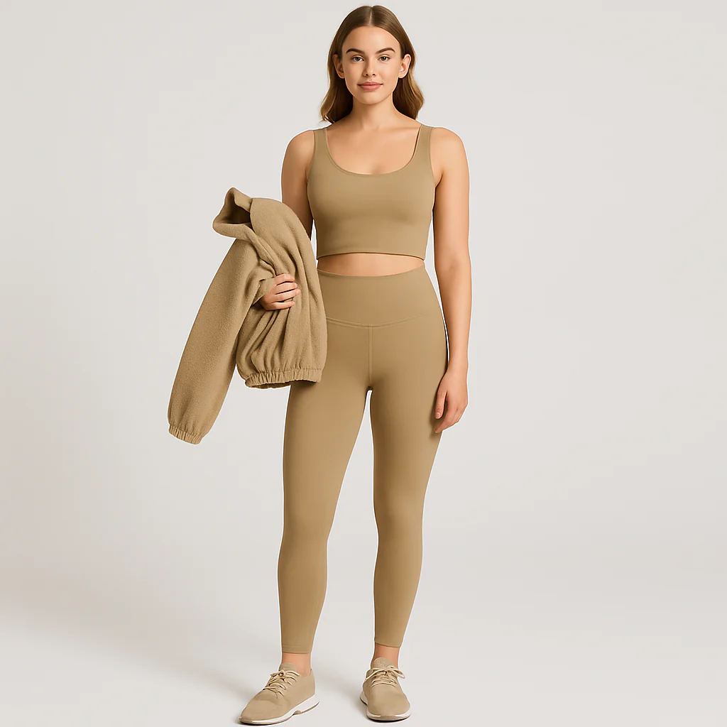 Marlis | Fleecegefüttertes Yoga-Outfit-Set - Image 4