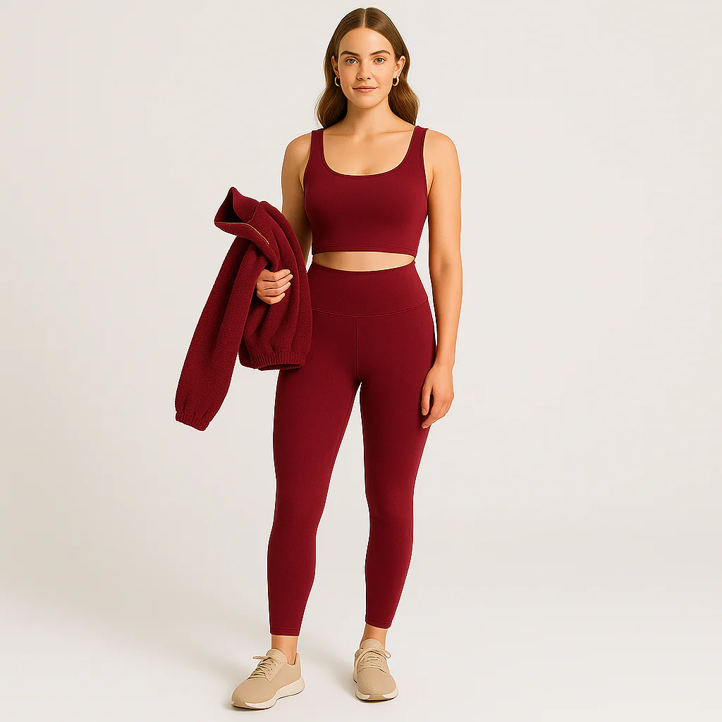 Marlis | Fleecegefüttertes Yoga-Outfit-Set - Image 5