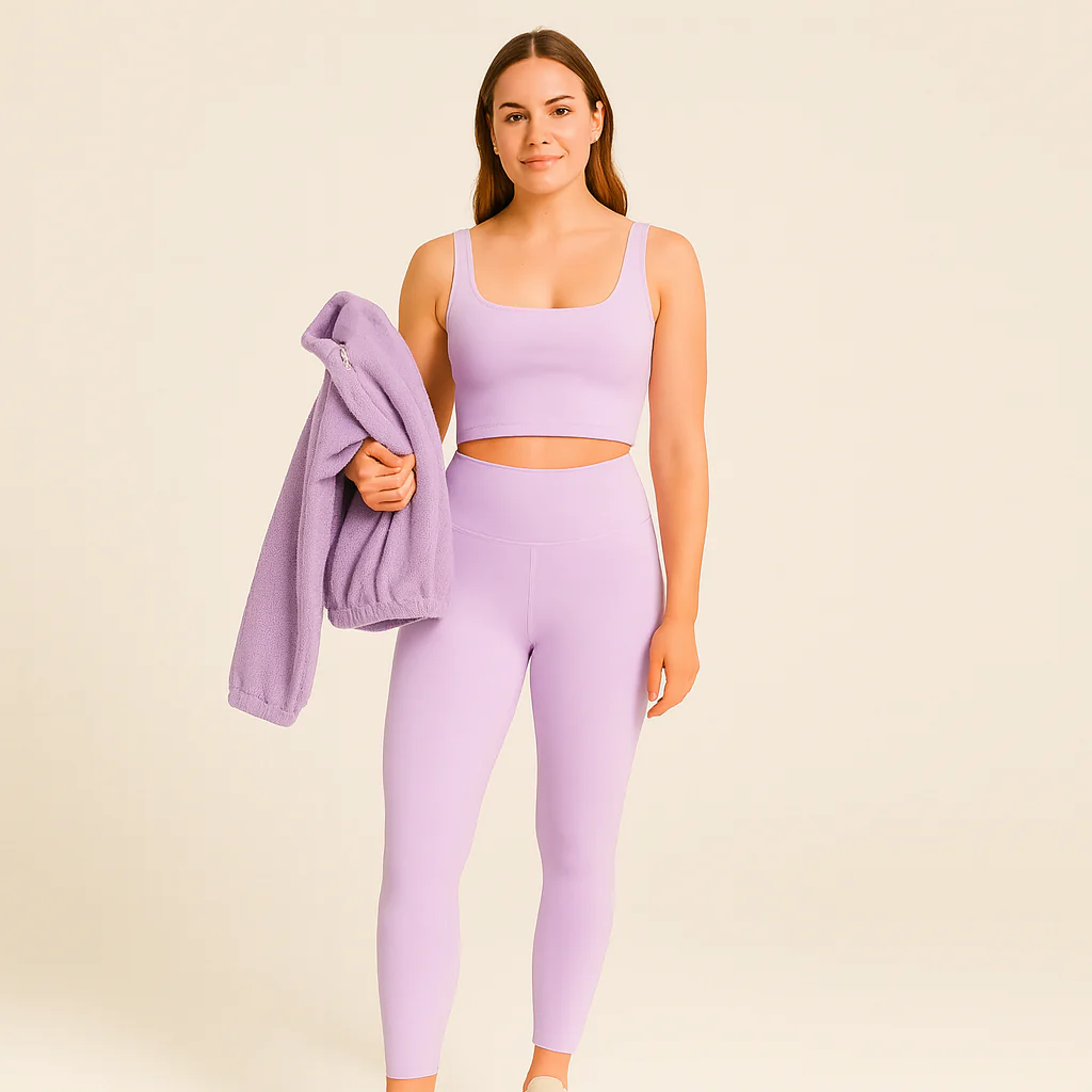 Marlis | Fleecegefüttertes Yoga-Outfit-Set - Image 6