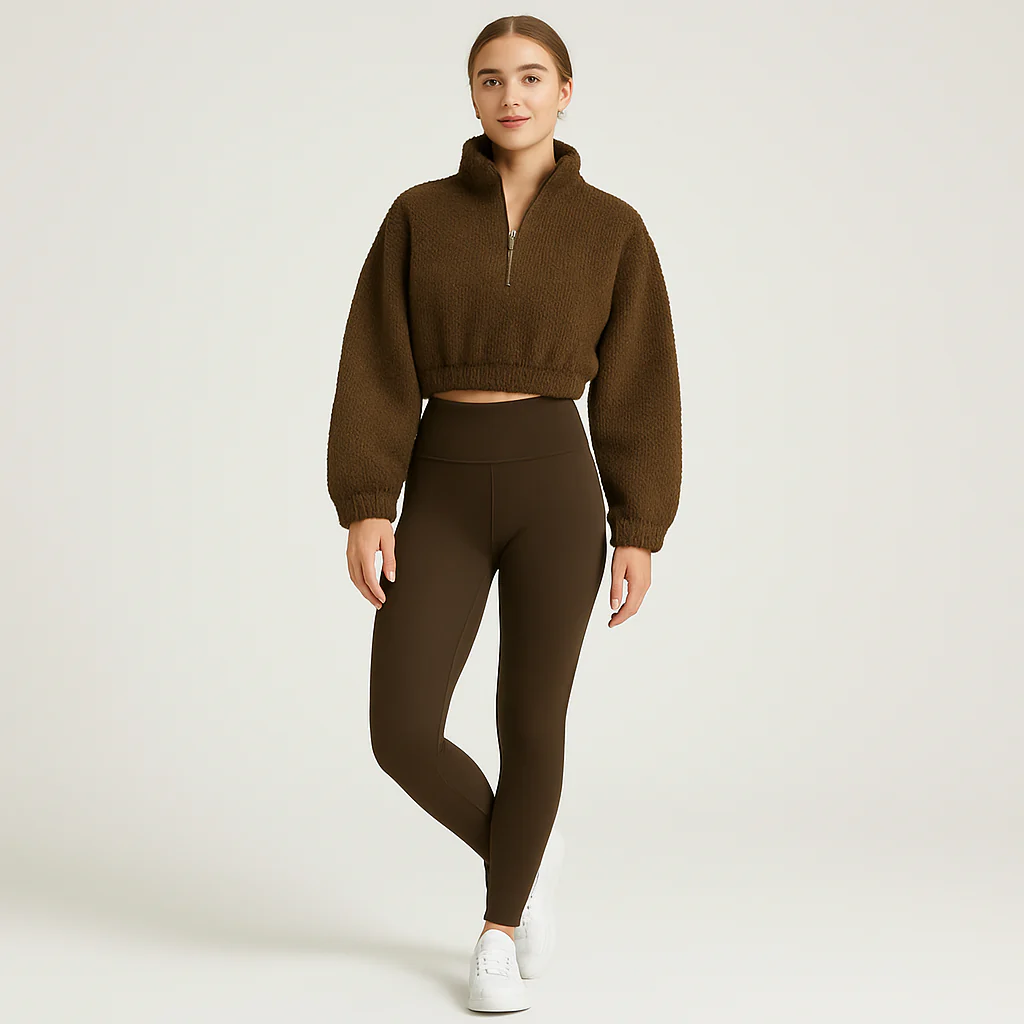 Marlis | Fleecegefüttertes Yoga-Outfit-Set - Image 8