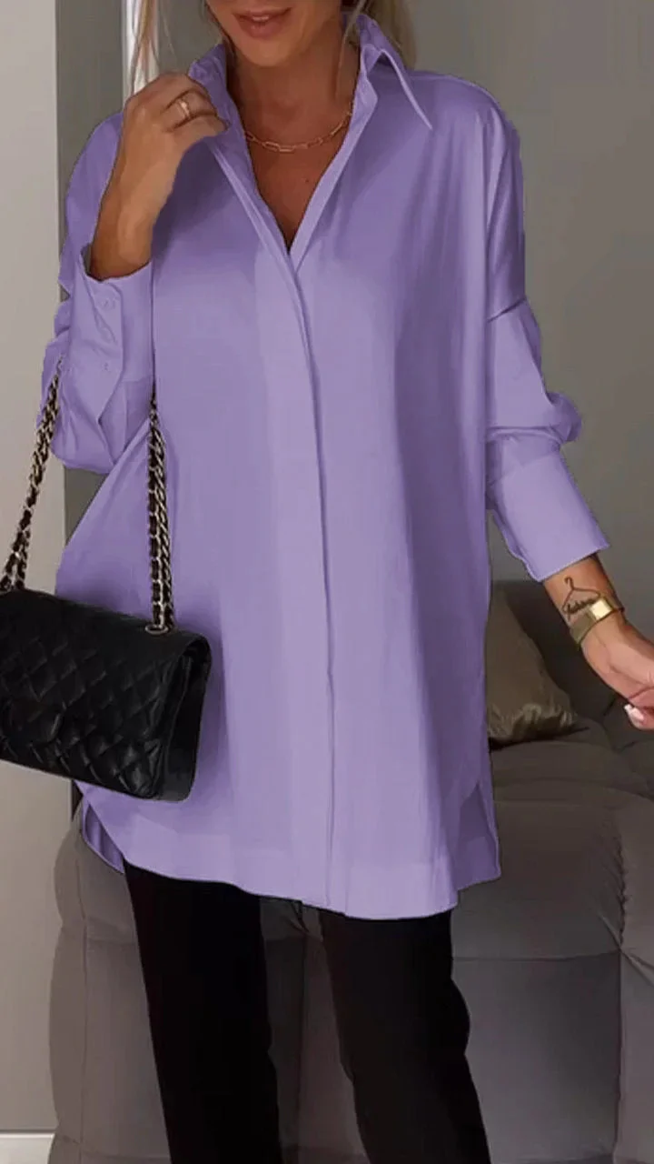 Martina | Stylisches Oversize Casual Shirt - Image 2