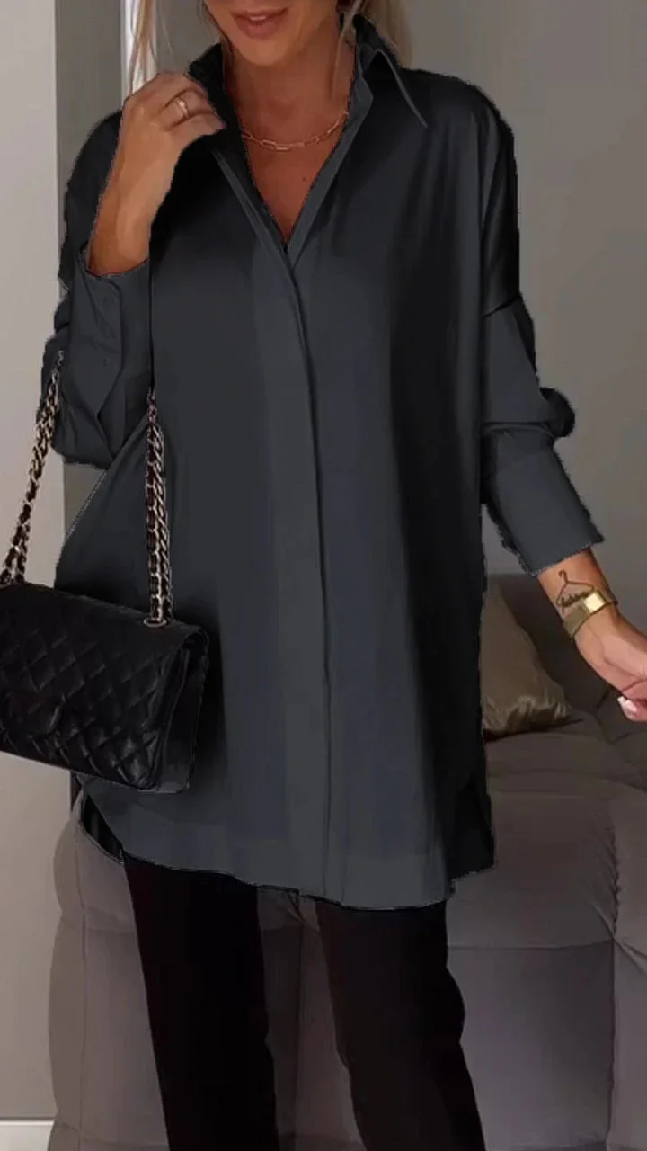 Martina | Stylisches Oversize Casual Shirt - Image 6