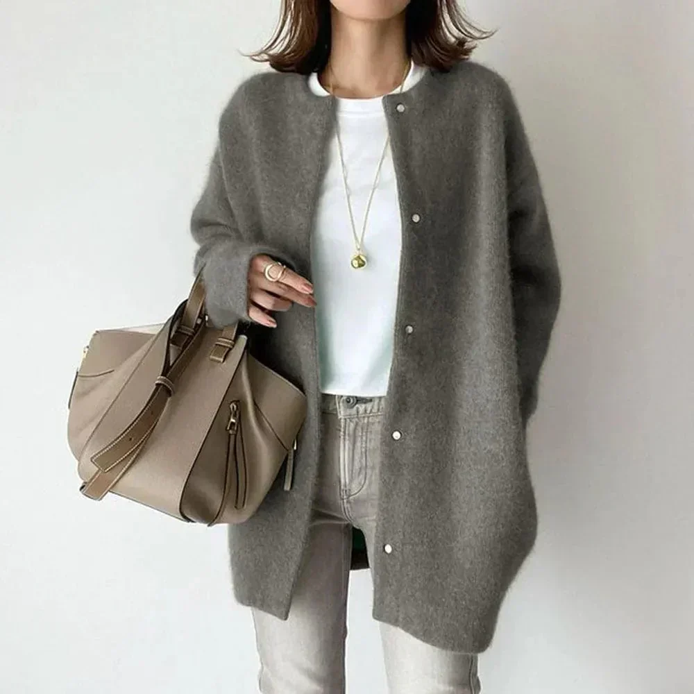 MATHILDA | LUXURY BUTTON CARDIGAN - Image 2