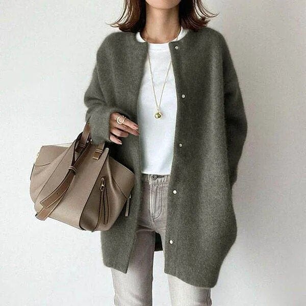 MATHILDA | LUXURY BUTTON CARDIGAN - Image 3