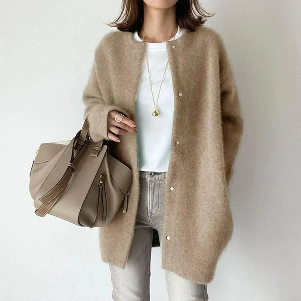 MATHILDA | LUXURY BUTTON CARDIGAN - Image 5