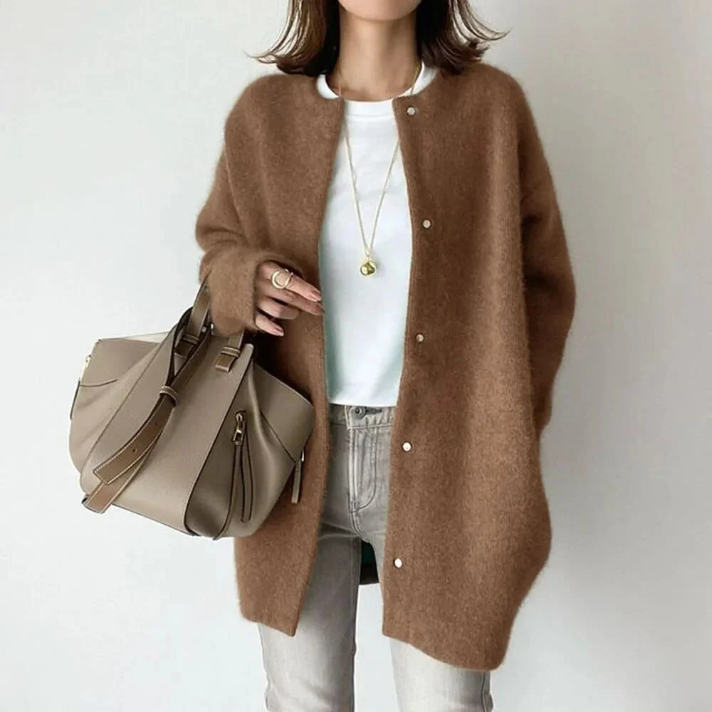 MATHILDA | LUXURY BUTTON CARDIGAN - Image 6
