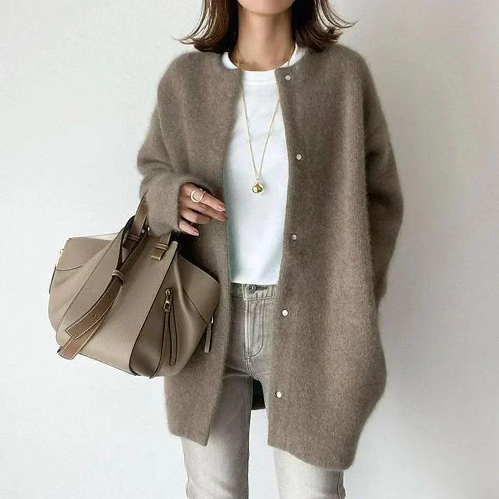MATHILDA | LUXURY BUTTON CARDIGAN - Image 8