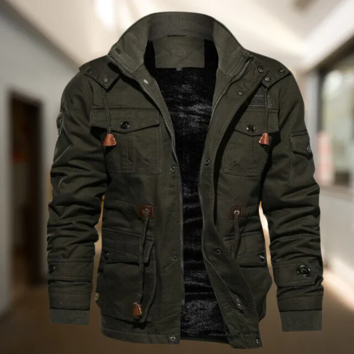 Matteo | Exklusiver Komfort Fit Herren Bomberjacke - Image 3